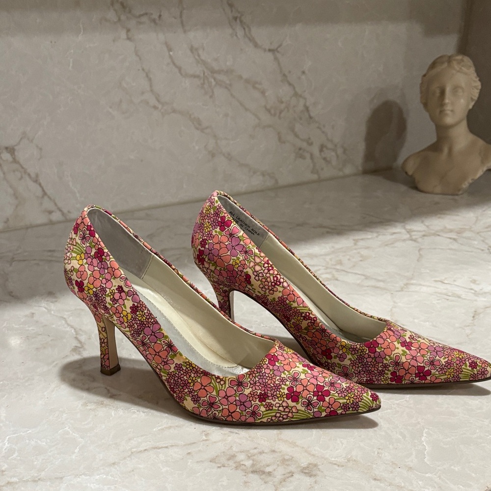 Amanda Smith Floral Pink Heels